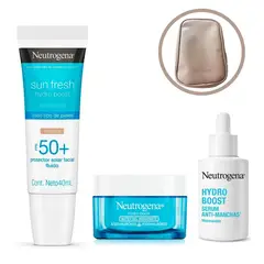 NEUTROGENA - Protector Fps50 + Serum + Hidratante Hydroboost Neutrogena