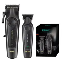 OEM - Maquina Corta Pelo Vgr Barba Trimmer V-197 & V-995 Usb Negro