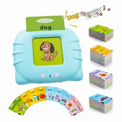 GENERICO - Juguete Didáctico Lector de Tarjetas Educativas con Sonido