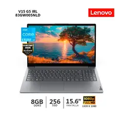 LENOVO - Laptop Lenovo V15 G5 IRL Intel Core i3-1315U 8Gb Ram 256Gb SSD 156 FHD - 83GW005NLD.