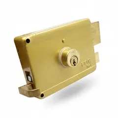 GENERICO - Chapa Cerradura Sobreponer con Cadena FORPERU