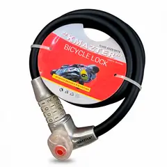 KMASTER - Kmazter MT87605 Cadena Seguridad Moto de 12x1500mm Con Clave