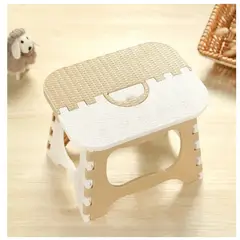 GENERICO - Mini silla banquito plegable - Beige
