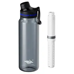 GENERICO - Botella de agua filtrada filtro de agua portátil viajes senderismo y campamento