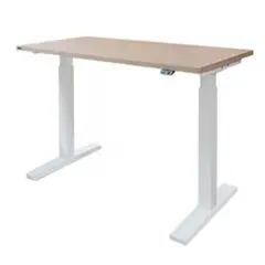 ZIYAZ - Escritorio Nowy Styl Eup2 120x60cm  Electric Ajust BBlanc Mel Bi Rovere