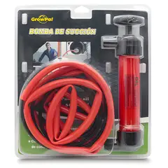 GENERICO - Bomba De Succión Manual Para Transferir Agua Potable 3 En 1 Rojo