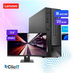 LENOVO - COMPUTADORA DE ESCRITORIO TC NEO 50S i5 12400 16GB 512GB + MONITOR:PANTALLA LED 23.8"