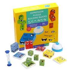 GENERICO - Juego De Mesa Cubos Expresivos Cubos Didáctico De Emociones Para Niños