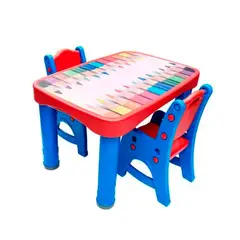 BASA - Set de estudio para niños Didactico Mesa+2 sillas cod 8611 Lap