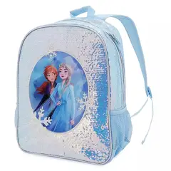 DISNEY CLASICOS - Mochila Lentejuela Frozen  y Lonchera Para Niñas