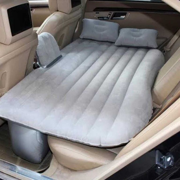 COLCHON INFLABLE ATERCIOPELADO PARA CAMIONETA O SUV DE 135 X 85 X 45 CM