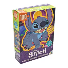 DISNEY CLASICOS - Disney Rompecabeza Especial Stitch Terciopelo 100Pz