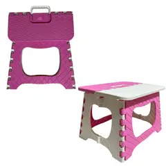 GENERICO - Mini silla banquito plegable - Rosado