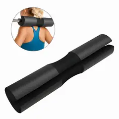 GENERICO - Almohadilla para Barra de Gimnasio Negra Antideslizante para Cuello y Hombros