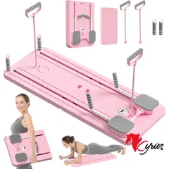 NO LOGO - TABLERO DE PILATES MULTIFUNCIONAL PLEGABLE Y CON SOPORTE DE CELULAR