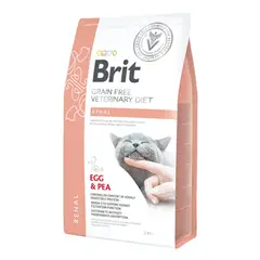 BRIT - Brit Grain Free Veterinary Diet Cat Renal Egg Pea 2kg