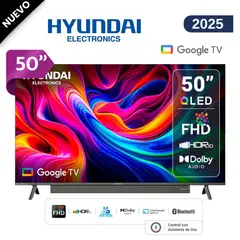 HYUNDAI - TELEVISOR 50” QLED SMART TV Google TV HYLED5029QFG