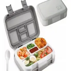 GENERICO - Taper bento con divisones GRIS