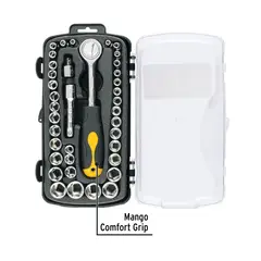 TRUPER - Juego De Dados 39 Piezas 3/8 y 1/4 Pretul