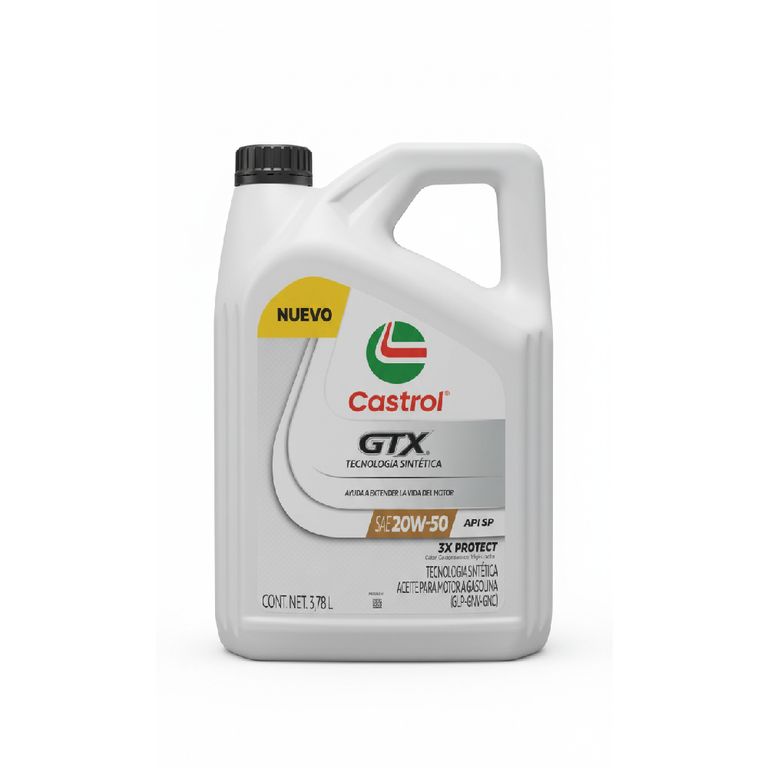 ACEITE PARA MOTOR CASTROL 1 GALON 3.78LT 20W50