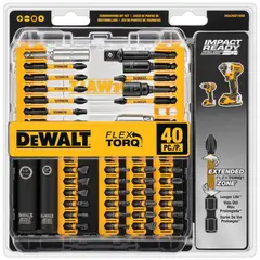 DEWALT - Set de 40 Piezas para Atornillador FlexTorq Dewalt DWA2NGFT40IR