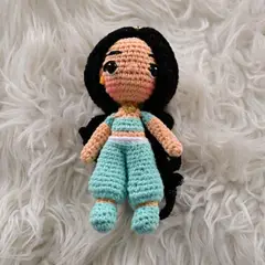 VI REGALANDO AMOR - Amigurumi Princesa Jasmín  Tamaño Grande