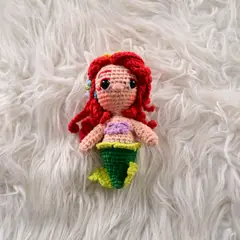 VI REGALANDO AMOR - Amigurumi Ariel Tamaño Pequeño