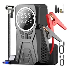 OEM - Arrancador de Batería para Auto 12V con Inflador Portátil y Power Bank