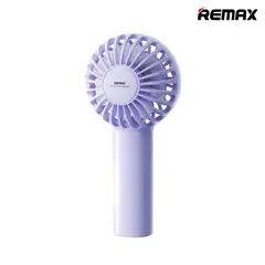 REMAX - Ventilador Portátil De Mano F31 Recargable Hasta 8 h de Uso Diseño Compacto Púrpura