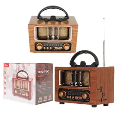 GENERICO - Radio Vintage Bluetooth KTF-2015 con Batería Recargable