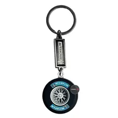 MICHELIN - Llavero Modelo Deportivo Exclusivo Llanta MICHELIN Negro 1Pcs