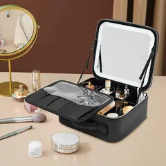 GENERICO - Neceser de maquillaje con luz led MALETIN NECESER