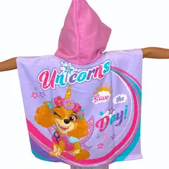 GENERICO - Toallas Infantil de Microfibra con Capucha - PP Unicornios