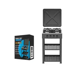 GENERICO - Cocina a Gas Alta de 4 Hornillas