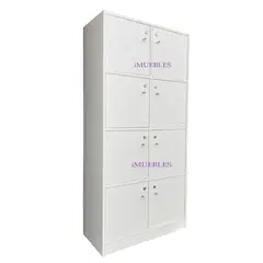 TEMEL - Mueble Casilleros Personal Locker con Llave para personal - TEMEL