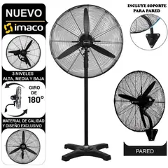 Imaco - VENTILADOR 2 EN 1 PEDESTAL Y PARED 26" FS2623Е