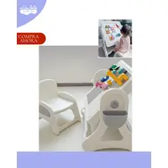 GENERICO - MESA MULTIUSOS DINAMICA PARA NIÑOS - MODELO COLOR GRIS