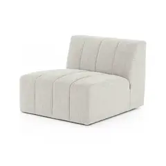 GENERICO - Sofa Nacar forma curva color BEIGE CLARO - Refer Store