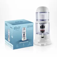 ELVO - Purificador de Agua con Medidor de Pureza pH - 8 Etapas - Facil Instalacion - Marca 16 L