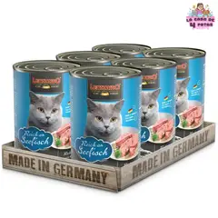 CAT FOOD LEONARDO - Leonardo latas de 400gr sabor Pescado PACK 6