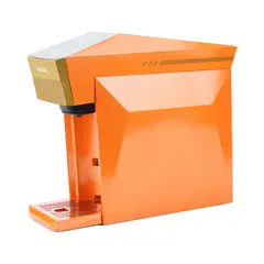 BAZAR CAFE - Cafetera Eléctrica Icafilas Capadeli Max para Cápsulas y Café Molido color naranja