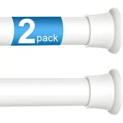 GENERICO - Barra de Tensión Multiusos x 2 - Ajustable Extensible 110 cm a 200 cm