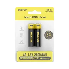 BESTON - PILA BESTON AA USB RECARCABLE DE 2800MAH