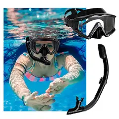 GENERICO - SNORKEL y GAFAS Para Buceo PISCINA para JOVENES Y ADULTOS