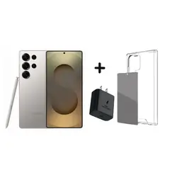 SAMSUNG - SAMSUNG GALAXY S25 ULTRA  512GB - GRAY - CASE + MICA + CARGADOR 45W