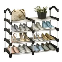 INSPIRA MARKET - Estante organizador de zapatos 2 Cuerpos 4 Niveles