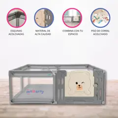 DOUX BEBE - Corral Infantil «OSOS» CPuerta Gris