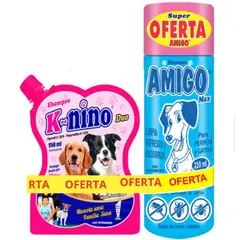 GENERICO - PACK SHAMPOO AMIGO Y K-NINO PARA MASCOTAS - LIMPIEZA Y CUIDADO COMPLETO