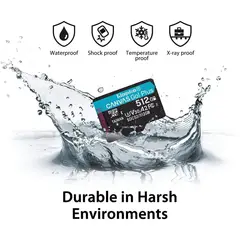 KINGSTON - MEMORIA MICROSDXC 512GB CANVAS GO PLUS 200MBS PN SDCG4-512GB