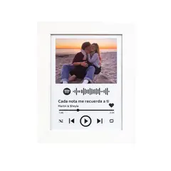 GENERICO - Cuadro personalizado Spotify San Valentín